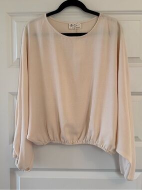 NWT Before You Flowy Gathered Top